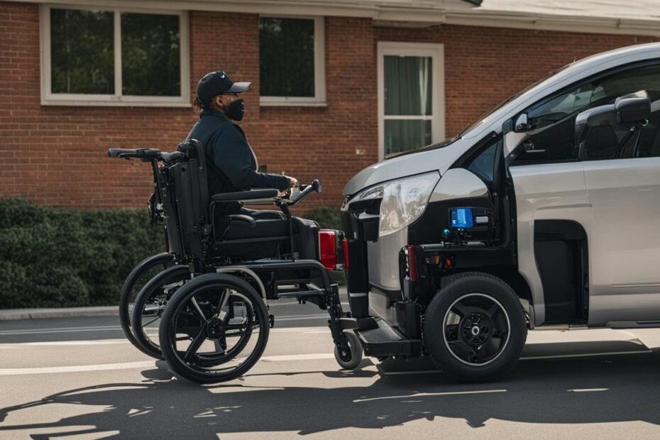站立電動輪椅的移動和運輸要領