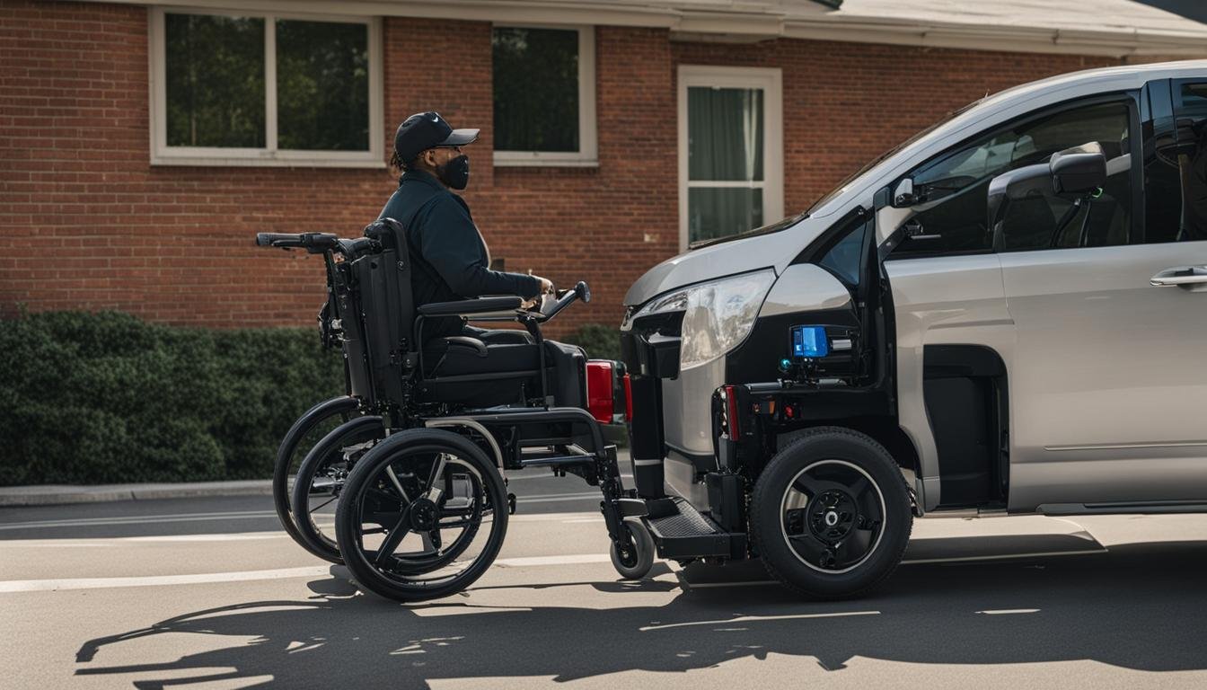 站立電動輪椅的移動和運輸要領