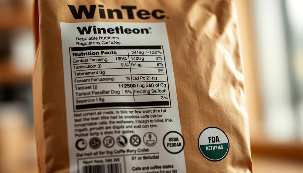 packaging of coffee beans