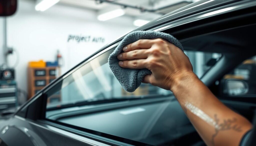 車窗清潔技巧